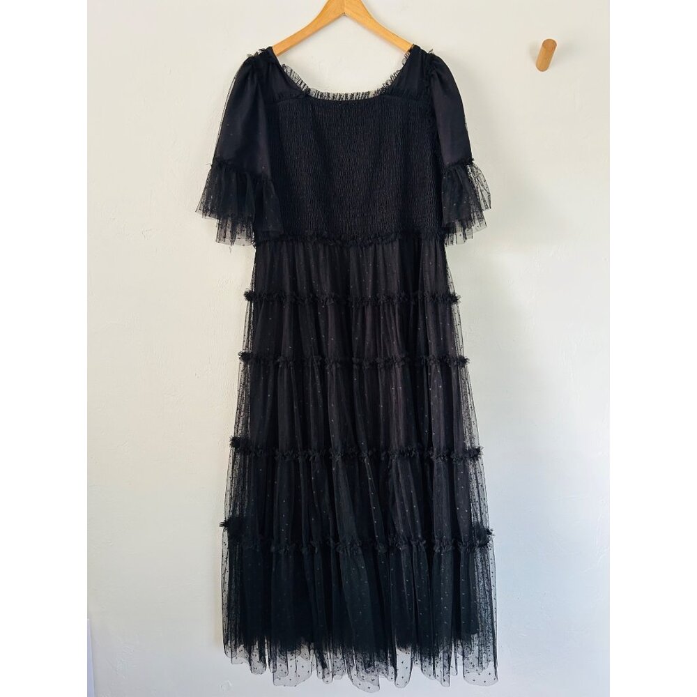 Jessakae Women's Sz 2X Black Senna Tulle Dress - Picture 6 of 14